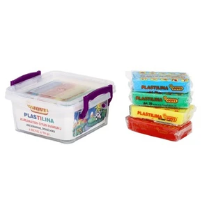 4 Renk 50 Gramlık Plastilina Kurumayan Oyun Hamuru Kutuda