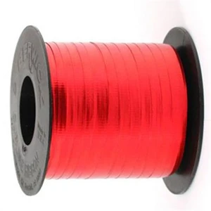 Kırmızı Renk 8 Mm Metalik Rafya 150 Metre