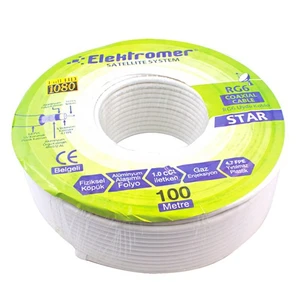 Rg6/U4 Anten Kablosu 100 Metre