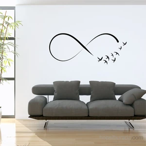 I Love My Wall  Floral (F-307) Sticker