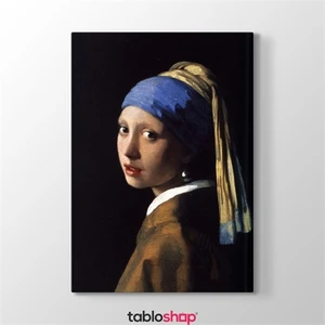 Johannes Vermeer - İnci Küpeli Kız Tablosu