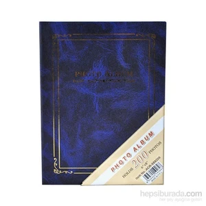 200'Lük Ciltbezli Fotoğraf Albümü-Lacivert