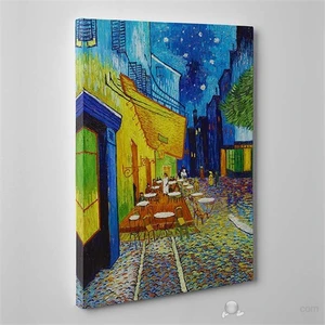 - Van Gogh - Terrasse De Cafe Canvas Tablo - 75X50cm