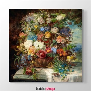 Hans Zatzka - Summer Flower Tablosu