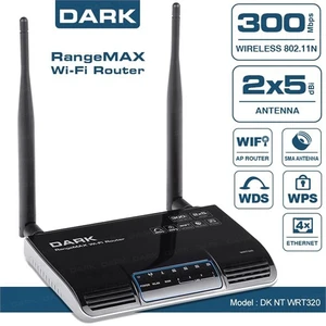 RangeMAX WRT320 802.11n 300Mbit 2x5dBi Antenli Kablosuz Router/Access Point (DK-NT-WRT320)