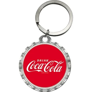 Nostalgic Art Coca Cola Logo Yuvarlak Anahtarlık (4 Cm)