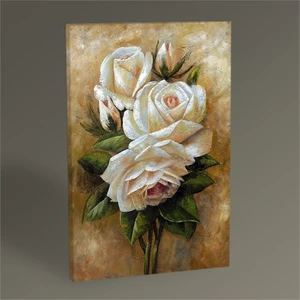 Tablo 360 Beyaz Güller Tablo 75X50