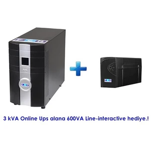 Fcm FPLUS-11 LCD Ekran 3KVA Online Kesintisiz Güç Kaynağı (ups)