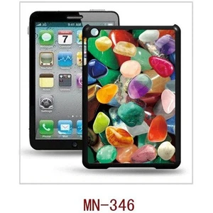 iPad Mini 1/2/3 - 3D Hologramlı Renkli Taşlar Arka Kapak (ITG-MN-346)
