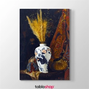 Osman Hamdi Bey - Vazoda Çiçekler Tablosu