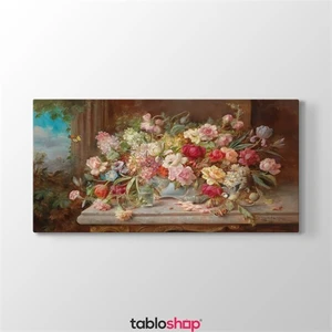 Hans Zatzka - Spring Flowers Tablosu