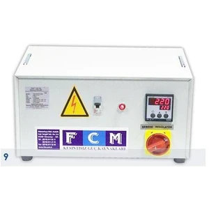 Fcm 7.5 Kva regülatör Monofaze Servo Elektronik Otom. Mikroişlemcili FSV 11-7.5