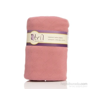 Dantel Koyu Pembe Tek Kişilik Pike
