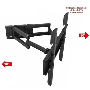 49''-124Ekran Çift Kollu Hareketli Lcd-Led Tv Askı Aparatı