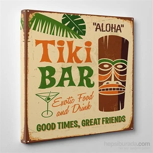 Tiki Bar Kanvas Tablo