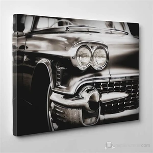- Classic Cars Iv Canvas Tablo - 75X50cm
