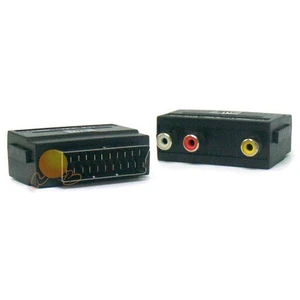 3 Rca + S video Scart Adaptörü (in)
