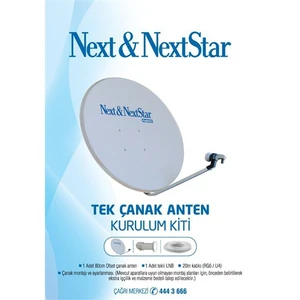 Tekli Çanak Anten Kurulum Seti