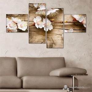 - Eg-17 4 Parçalı Asimetrik Tablo - 105X63cm