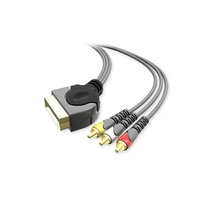 Scart  -  3 X Rca Kompozit 24K Gold Premium Serisi 1,5 Metre (96128)