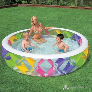 Intex Yumuşak Desenli Şeffaf Havuz 229X56 Cm
