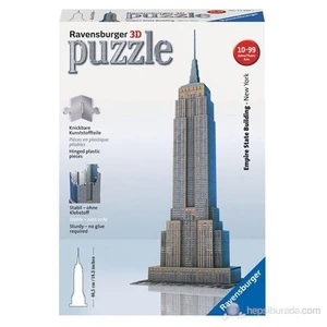 3 Boyutlu 216 Parçalı Plastik Puzzle Empire State Binası-125531