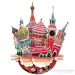 Cubic Fun 3D 68 Parça Puzzle Cityscape - Moskova