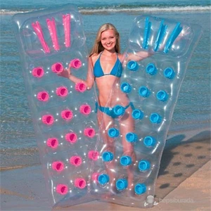 43015  Deniz Yatağı Bardaklı Yastıklı & Şeffaf