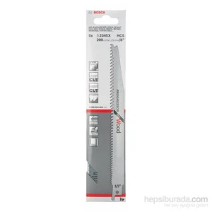 - Progressor Serisi Ahşap İçin Tilki Kuyruğu Bıçağı S 2345 X - 5'Li Paket