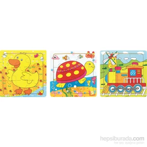 Ahşap Puzzle 15X15x0,6 Cm 00115
