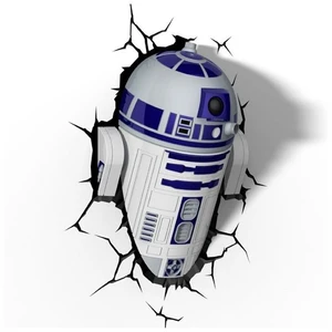 3D Light Fx Star Wars R2-D2 Duvar Lambası