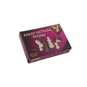 Star Satranç Piyonu Ahşap NO:4