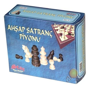 Star Satranç Piyonu Ahşap NO:2