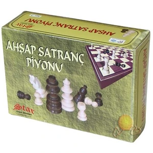 Star Satranç Piyonu Ahşap NO:3