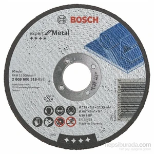 - Expert Serisi Metal İçin Düz Kesme Diski (Taş) - A 30 S Bf, 115 Mm, 2,5 Mm