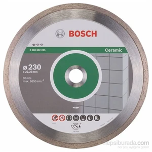 - Standard Seri Seramik İçin Elmas Kesme Diski - 230 X 22,23 X 1,6 X 7 Mm