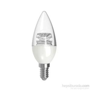 5,5 W Led Mum Ampul Şeffaf E14 6500K Beyaz Işık 320604