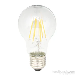 Uzlıght 6W E27 Filament Ampul E27 Duylu Sarı