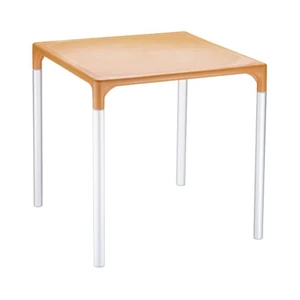 758 Mango Alu 70x70cm Kare Masa (Alüminyum Ayaklı) (Hı-Tech)