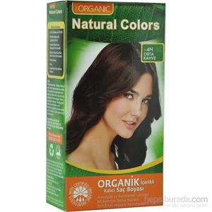 Organic Natural Colors 4N Orta Kahve Saç Boyası