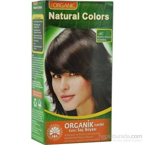 Organic Natural Colors 6C Koyu Küllü Kumral Saç Boyası
