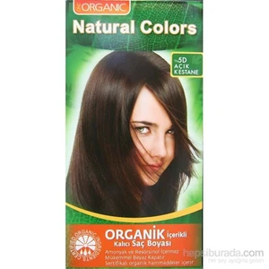 Natural Colors Organic Boya 5D Açık Kestane