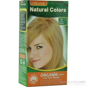 Natural Colors Organic Boya 9D Altın Sarısı