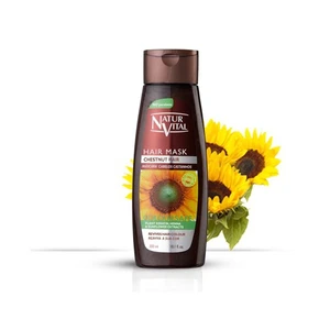 Natur Vital Boya Korucu Renkli Saç Maskesi 300 Ml Kestane