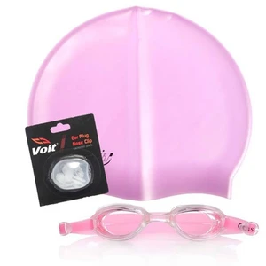 Çocuk Yüzücü Gözlüğü - Silikon Bone - Voit Kulak Burun Tıkacı