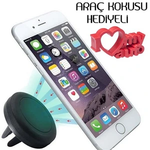 Coverzone Universal Araç İçi Kalorifer Tutucu Mıknatıslı  + Araç Kokusu
