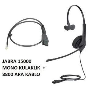 Bız 1500 Mono Qd Nc Mikrofonlu Telefon Kulaklığı Ve 8800 Kablo