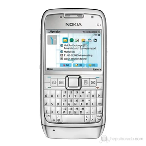 E71 ( 2 Gb Hafıza Kartı + Sınırsız Ovi Maps Hediye ) Beyaz