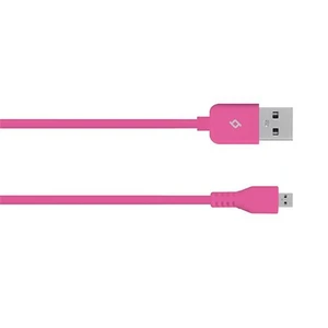 Micro Usb Kablosu-Pembe