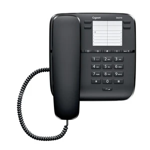 GIGASET DA310 Duvar Tipi Masaüstü Telefon Siyah